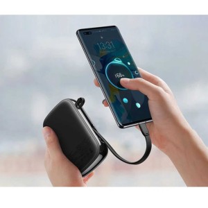 پاوربانک باسئوس مدل Qpow Pro ظرفیت 20000 میلی آمپر ساعت توان 22.5 وات